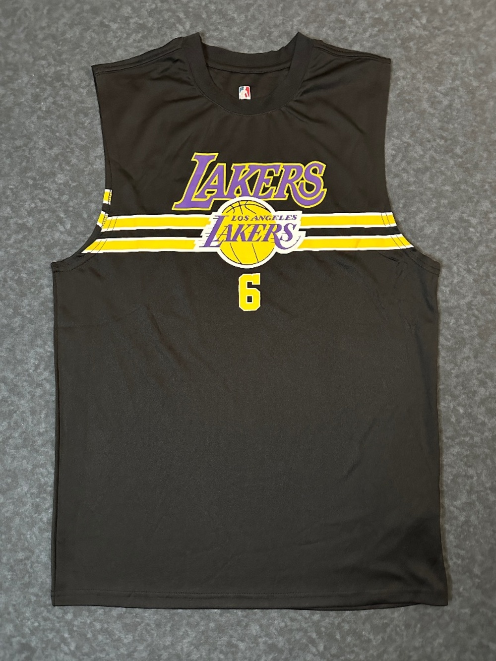 NBA Ultra Game LA Lakers LeBron James Black Tank Top Jersey Size Small